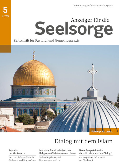 Titelseite: Anzeiger für die Seelsorge 5/2020