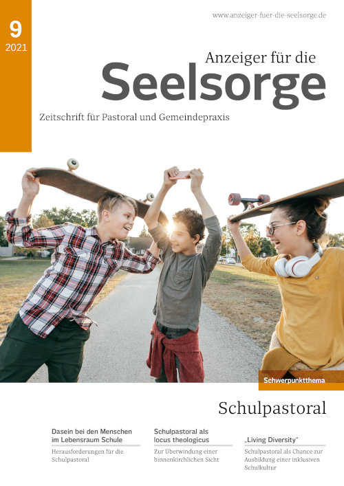 Titelseite: Anzeiger für die Seelsorge 9/2021