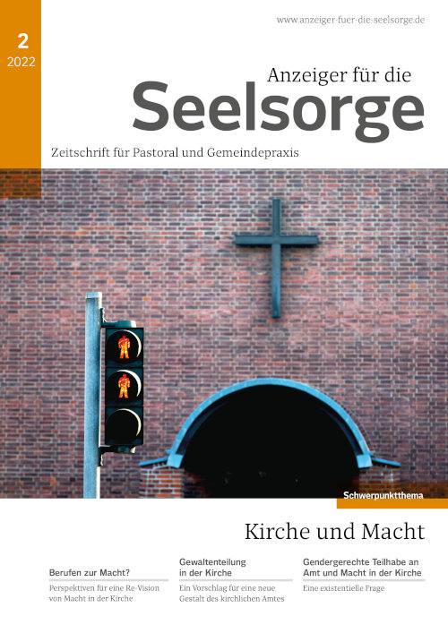 Titelseite: Anzeiger für die Seelsorge 2/2022