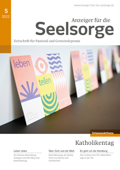 Titelseite: Anzeiger für die Seelsorge 5/2022
