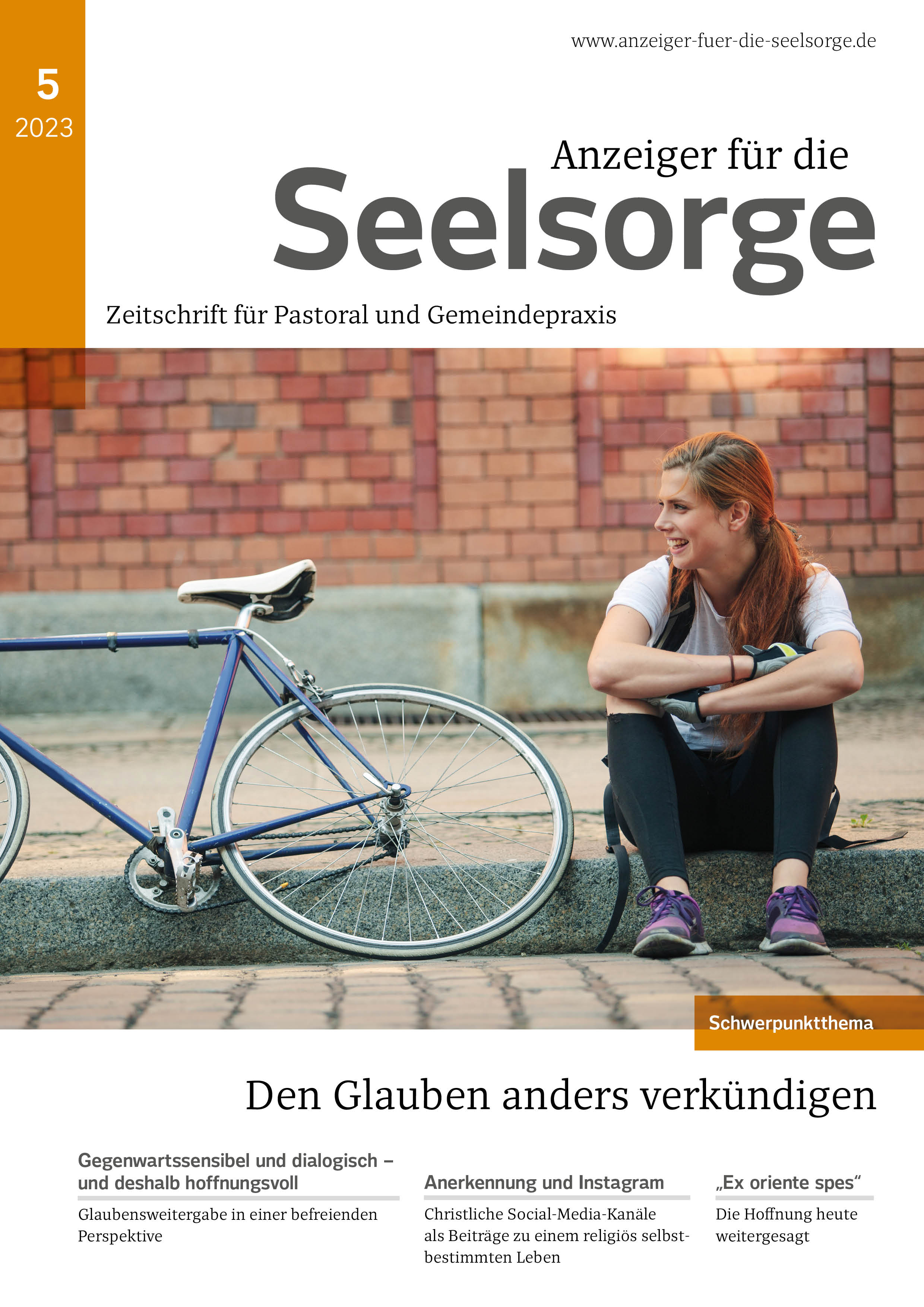 Titelseite: Anzeiger für die Seelsorge 5/2023