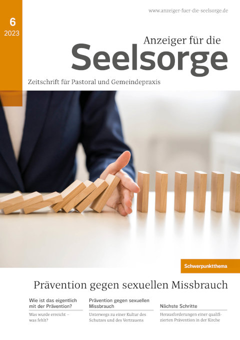 Titelseite: Anzeiger für die Seelsorge 6/2023