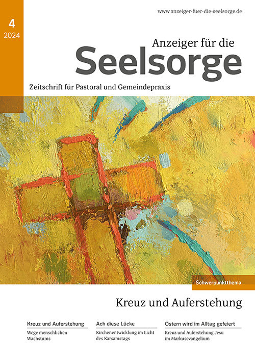 Titelseite: Anzeiger für die Seelsorge 4/2024