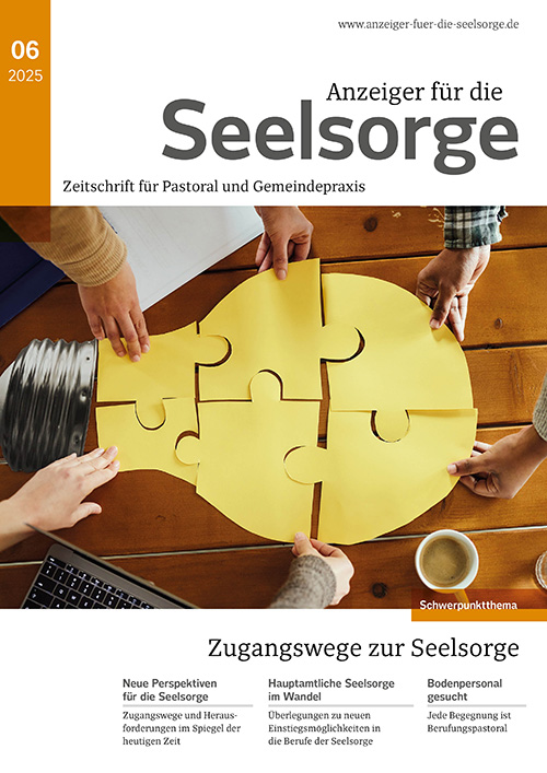 Titelseite: Anzeiger für die Seelsorge 6/2025