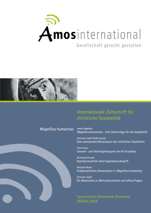 Magnifica humanitas: Amosinternational Spezial 2026