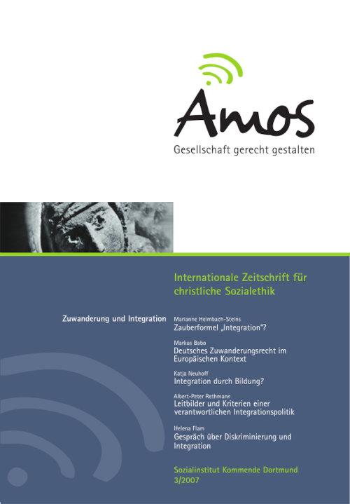 Heft 3/2007: Zuwanderung und Integration