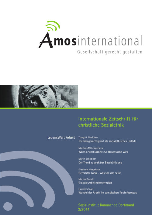 Heft 2/2011: LebensWert Arbeit