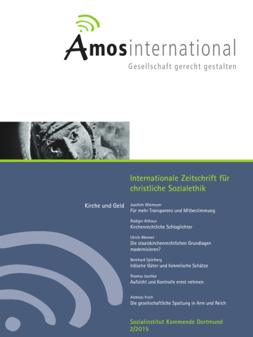 Heft 2/2015: Kirche und Geld