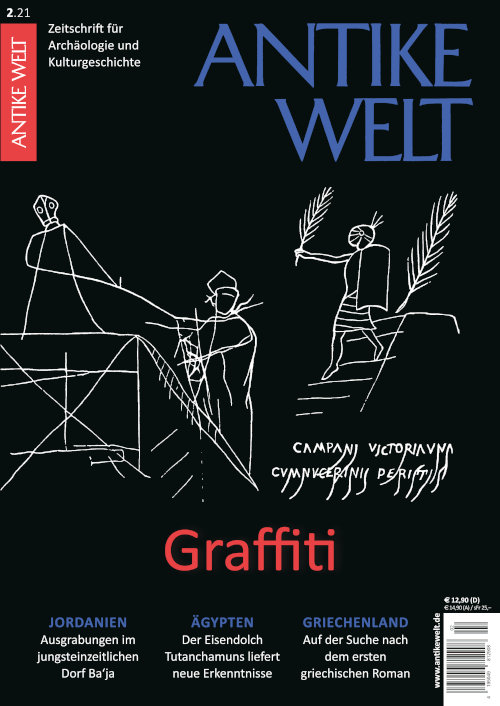 Titelseiite Antike Welt. Zeitschrift für Archäologie und Kulturgeschichte 2/2021