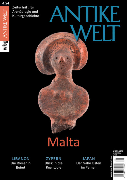 Titelseiite Antike Welt. Zeitschrift für Archäologie und Kulturgeschichte 4/2024