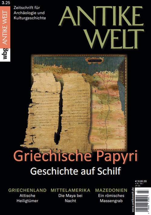 Titelseite Antike Welt. Zeitschrift für Archäologie und Kulturgeschichte 3/2025
