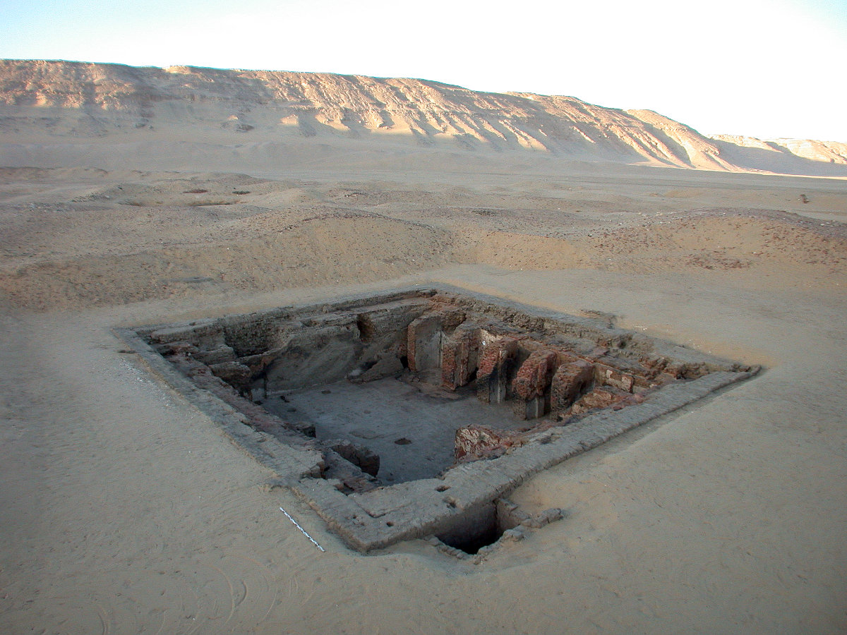 Königskammer des Djer, Blick nach Nordwesten.