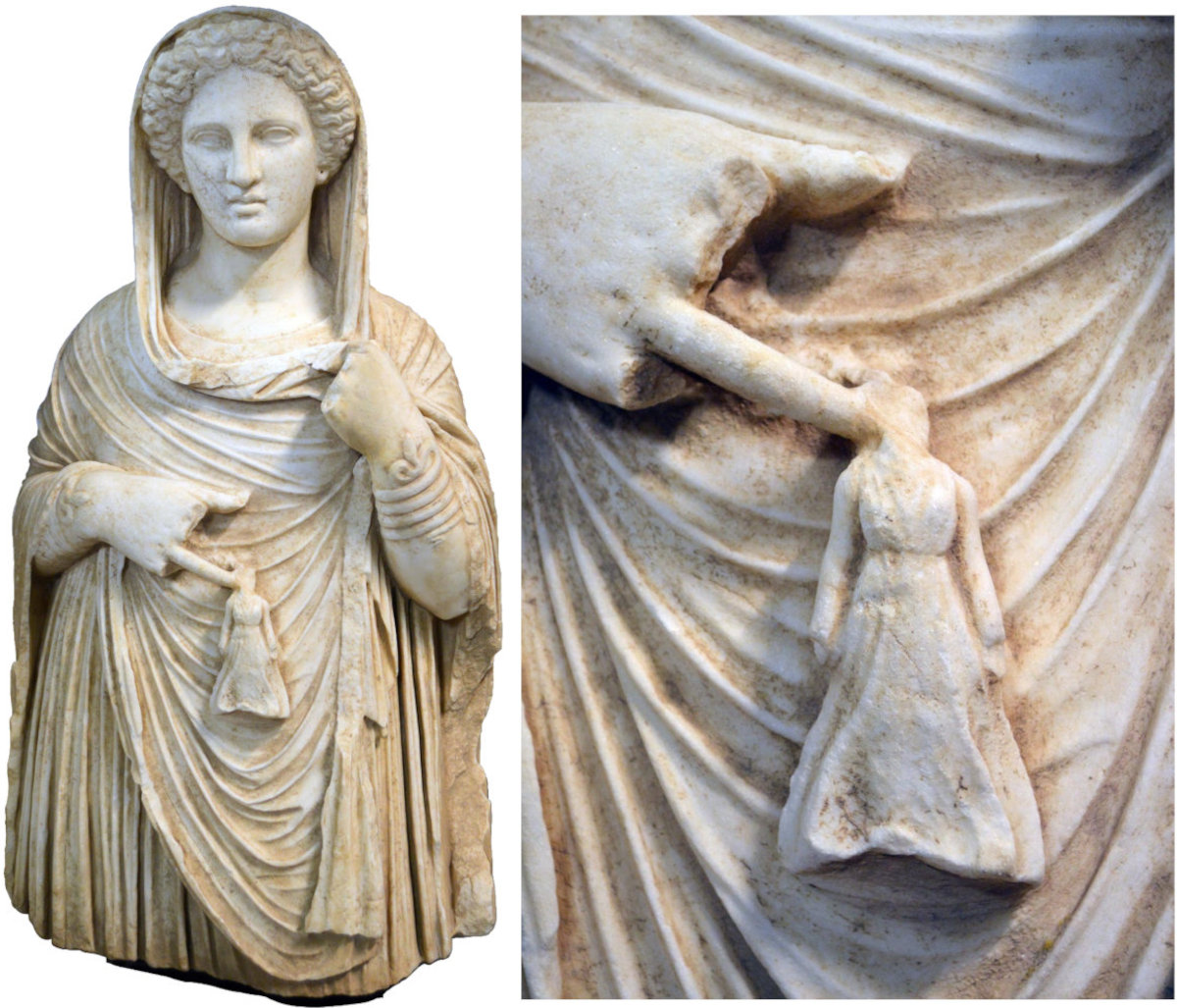 Die kyrenäische Grabgöttin D185 aus dem 2. Jh. v. Chr.