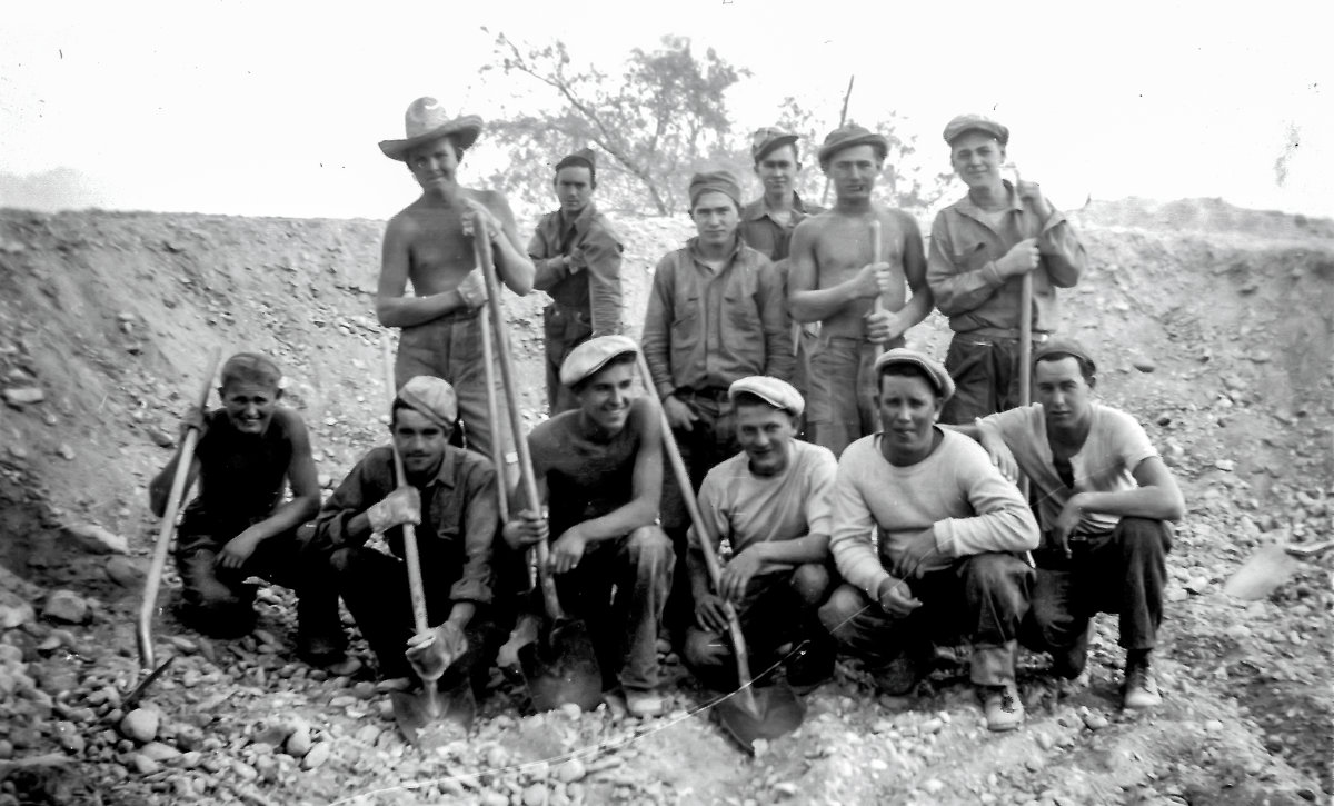 Mitglieder des Civilian Conservation Corps Mitte der 1930er-Jahre.