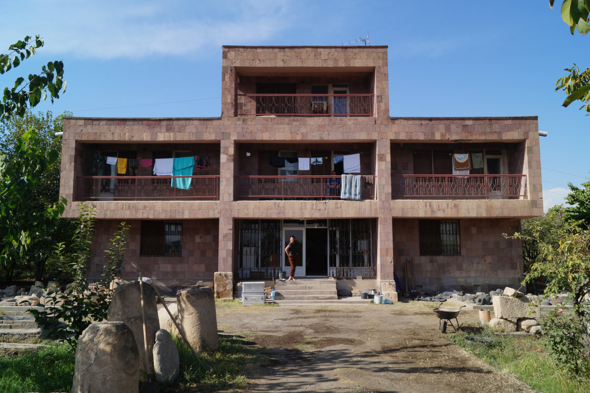 Das Grabungshaus der Artaxata-Expeditionen in Lusarat.