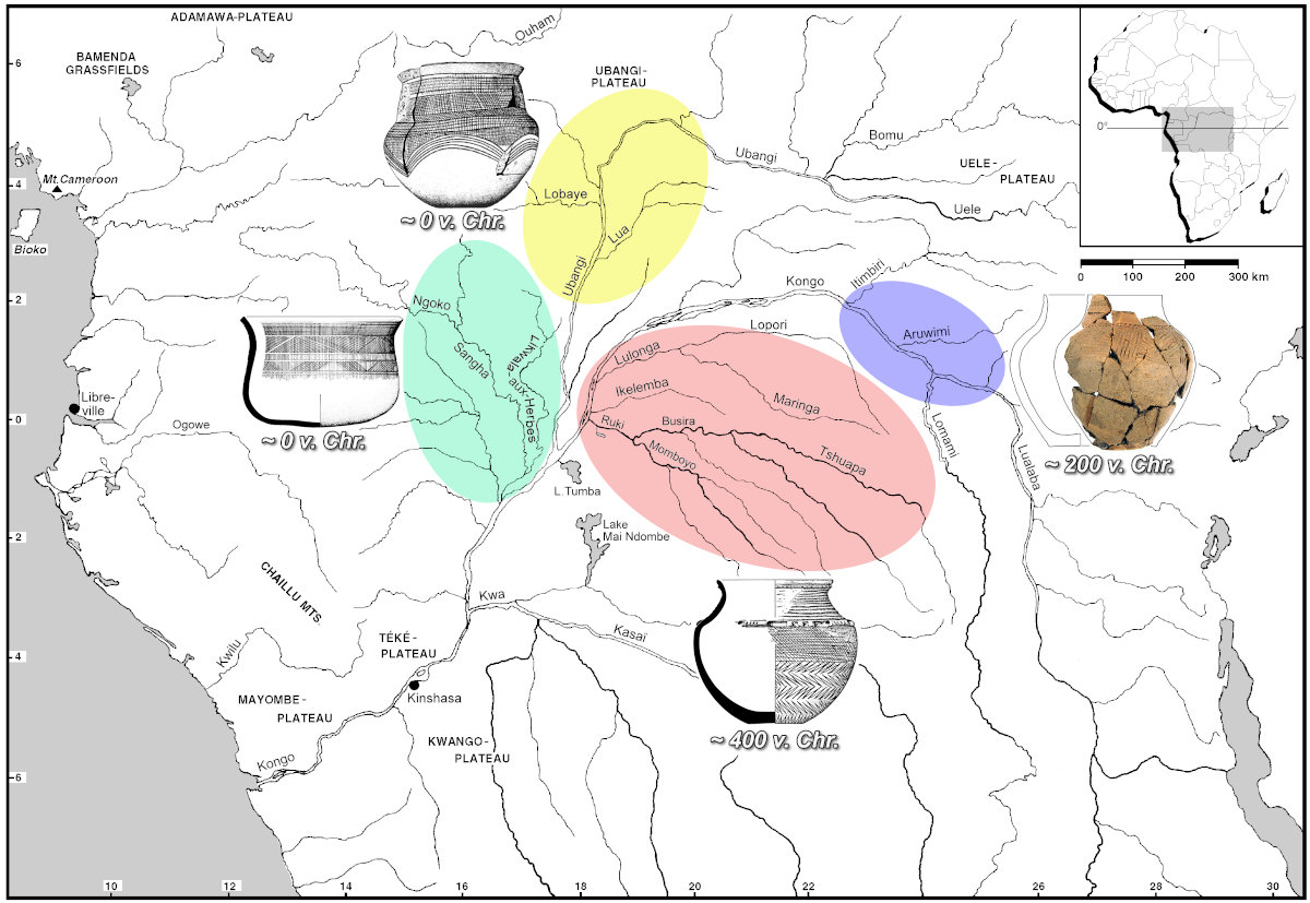 Töpferei-Traditionen des Kongobeckens