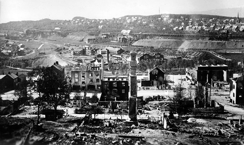 Abb. 3 Bild der Schlacht um Narvik aus der nationalsozialistischen Propaganda, 1940.