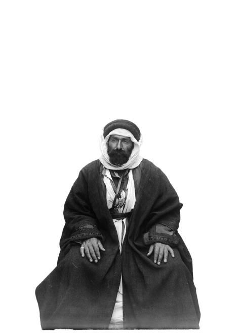 Ein christlicher Beduine des Azeizat-Stammes