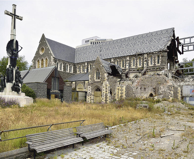 Die alte Kathedrale von Christchurch
