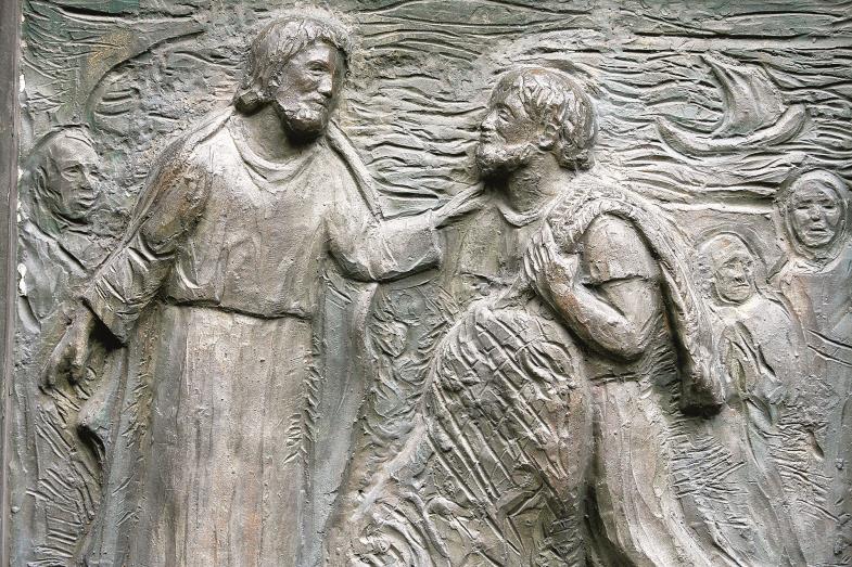 Bildhauerei: Die Berufung des Petrus