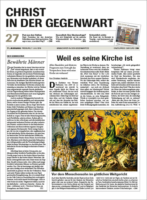 Christ in der Gegenwart 27/2019