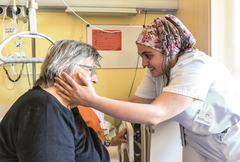 Muslimische Krankenschwester in Bad Honnef