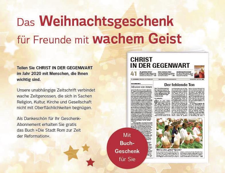 Mein Weihnachtsgeschenk Christ In Der Gegenwart