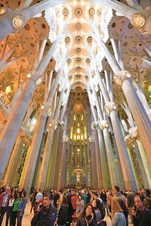 Mehr als vier Millionen Touristen haben im letzten Jahr die Sagrada Familia besichtigt.