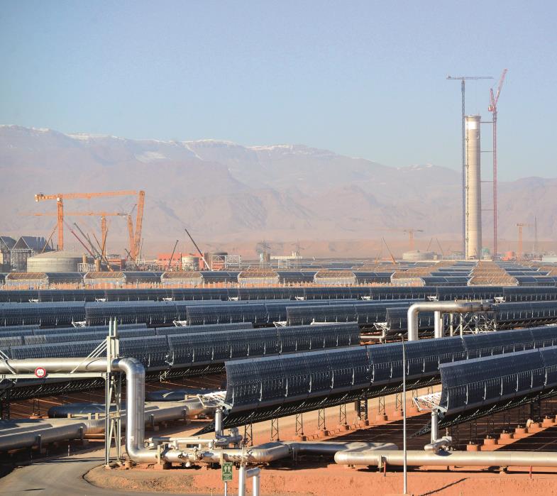 Strom aus der Wüste: Riesige Solaranlage im marokkanischen Ouarzazate