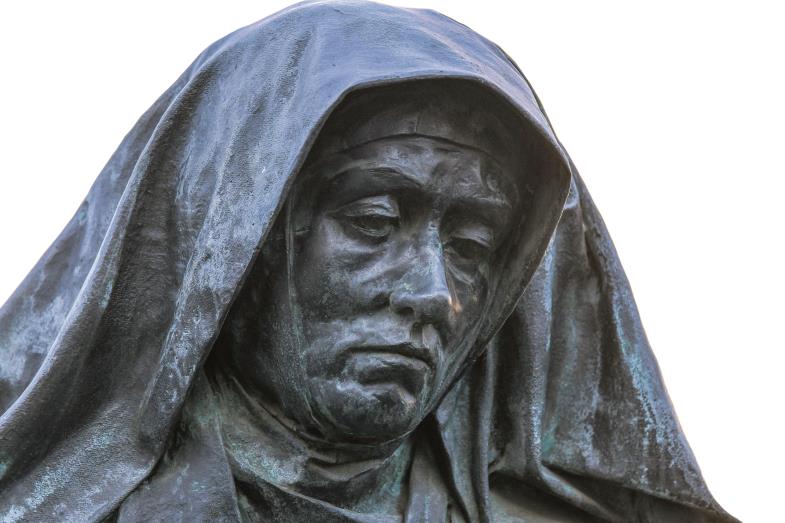 Edith-Stein-Skulptur des Bildhauers Bert Gerresheim in Köln (Foto: Harald Oppitz/KNA)