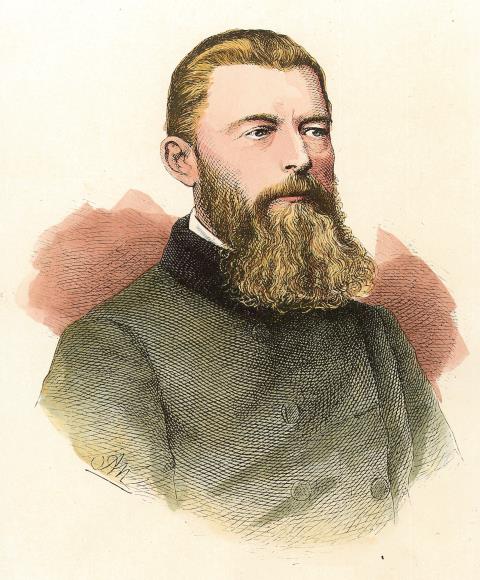 Statt „Kandidaten des Jenseits“ wünschte sich Ludwig Feuerbach „Studenten des Diesseits“ (Holzstich, 1876).