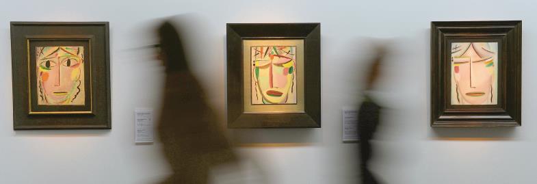 Jede Zeit muss ihren Zugang zur Person Jesu Christi neu finden. („Heilandsgesicht“ des Expressionisten Alexej von Jawlensky, Foto: Hendrik Schmidt/picture alliance)