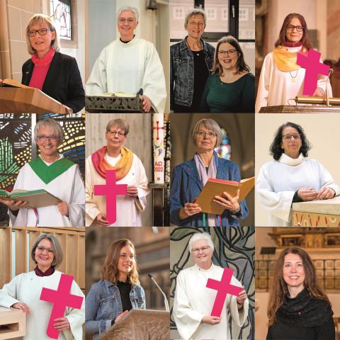 Dreizehn Frauen geben dem diesjährigen Predigerinnentag ihr Gesicht. (Bild: kfd)