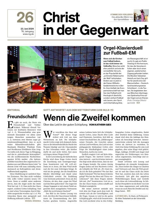 CHRIST IN DER GEGENWART 76. Jahrgang (2024) Nr. 26/2024