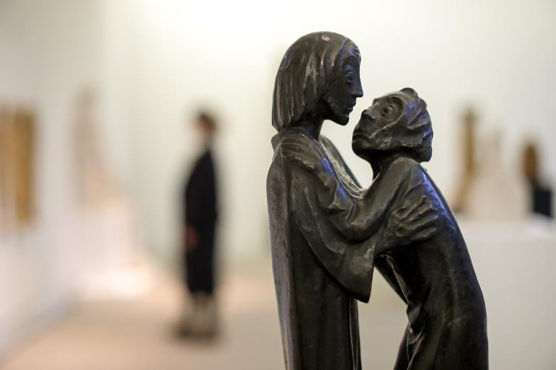 Ernst Barlach, „Wiedersehen“ (Foto: Danny Gohlke / dpa)