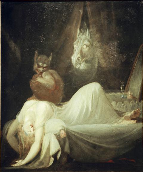 Johann Heinrich Füssli, Der Nachtmahr, 1790 (Bild: picture-alliance / akg-images)