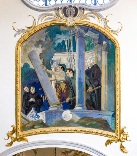 Umbau des Tempels (Kloster Scheyern)