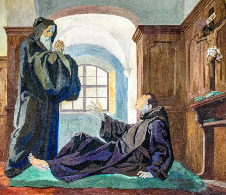 Gefährlicher Mauerbau: Der heilige Benedikt von Nursia, erschlossen für heute (22)