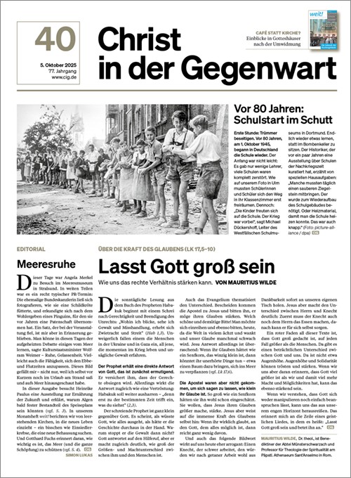 40/2025: 5. Oktober 2025