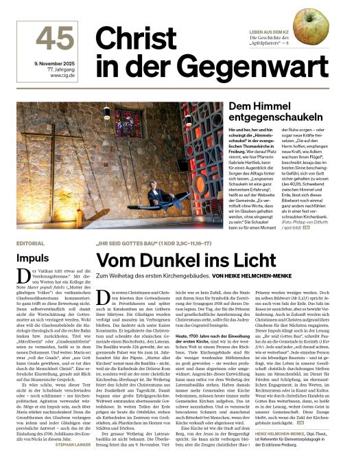 45/2025: 9. November 2025