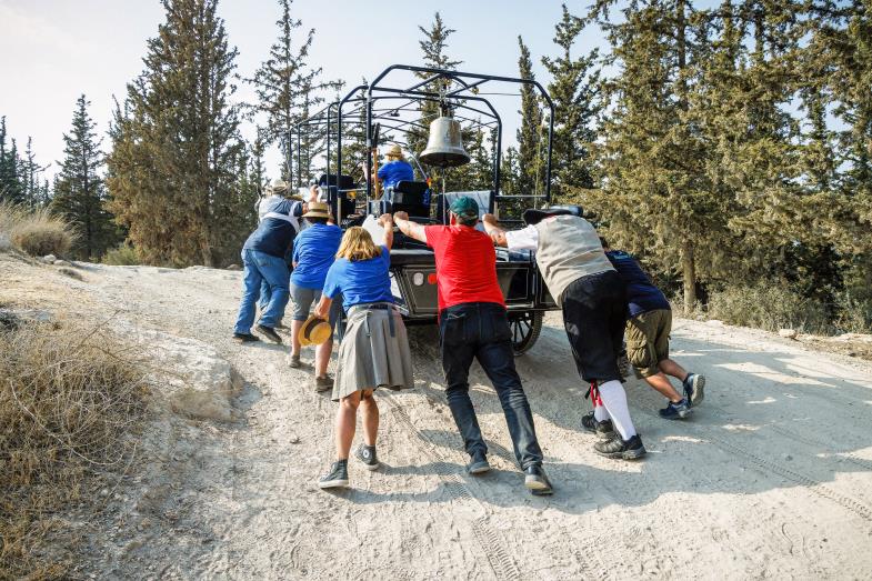 Kriegsschrott zu Friedensklang: Bild der Woche