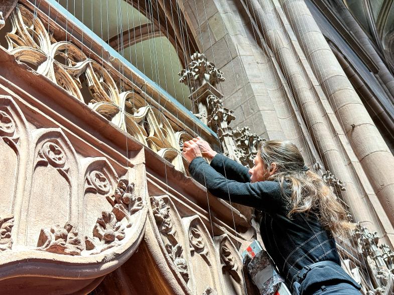 Faden um Faden zum Kunstwerk