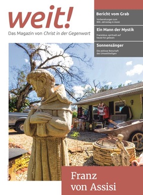 weit-Cover mit Franziskus-Statue