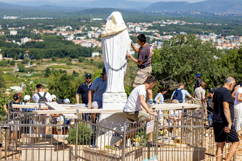 Vandalismus in Medjugorje