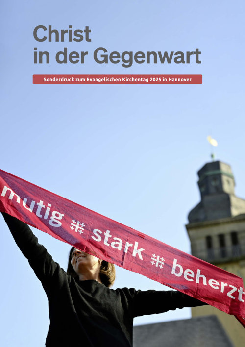 Titelseite CiG-Thema: Evangelischer Kirchentag 2025 in Hannover