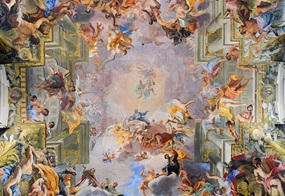 Deckenfresko in Sant’Ignazio di Loyola in Campo Marzio