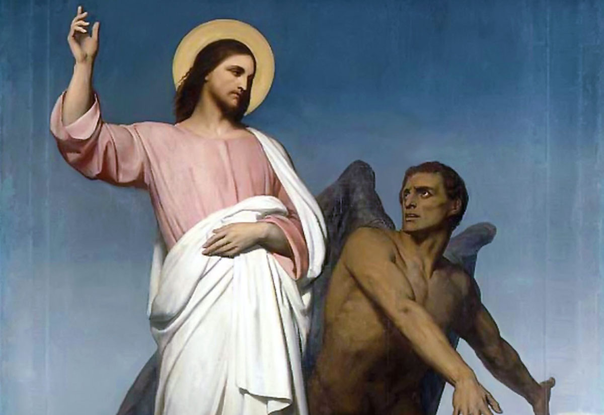 Ary Scheffer (1795–1858): The Temptation of Christ