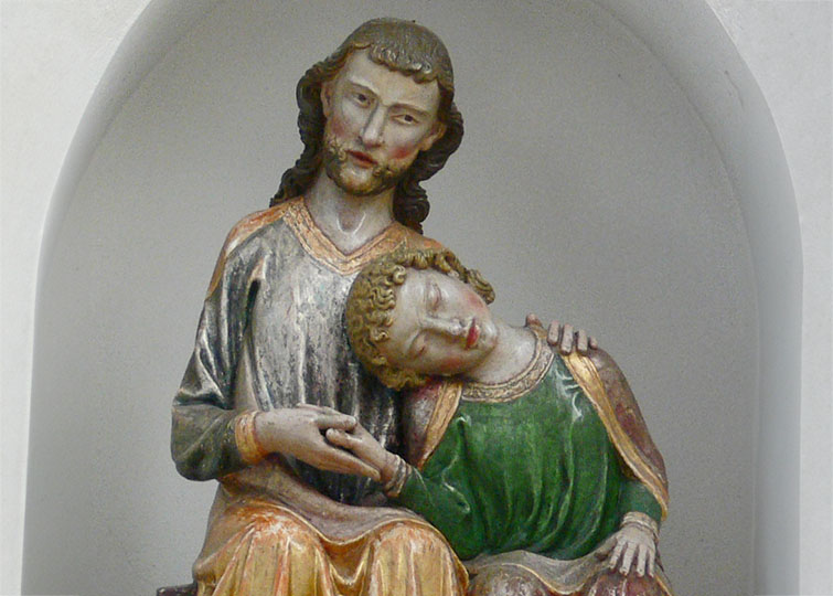 Johannesminne, um 1310; Klosterkirche Heiligkreuztal