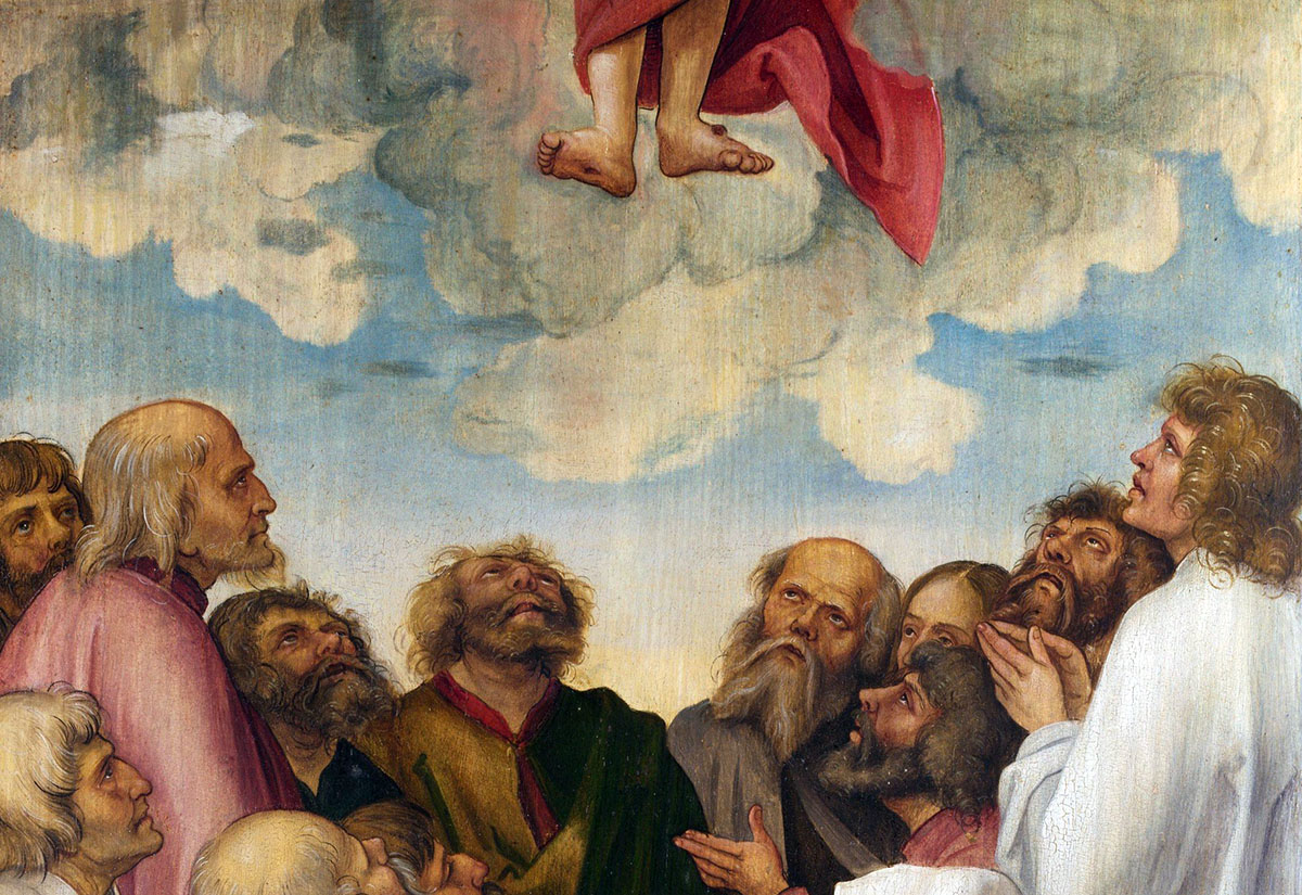 Hans von Kulmbach (1480–1522): Himmelfahrt Christi (Ausschnitt), Metropolitan Museum of Art