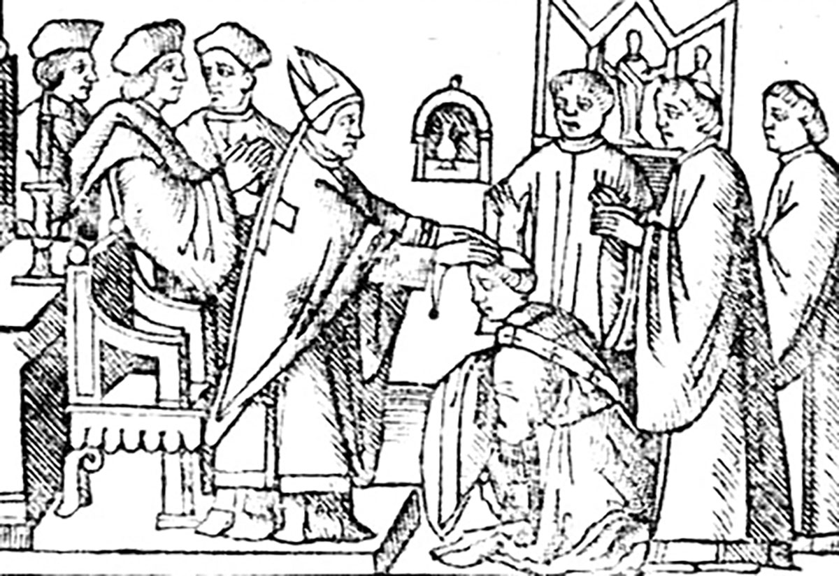 Weihe eines Diakons im Jahr 1520